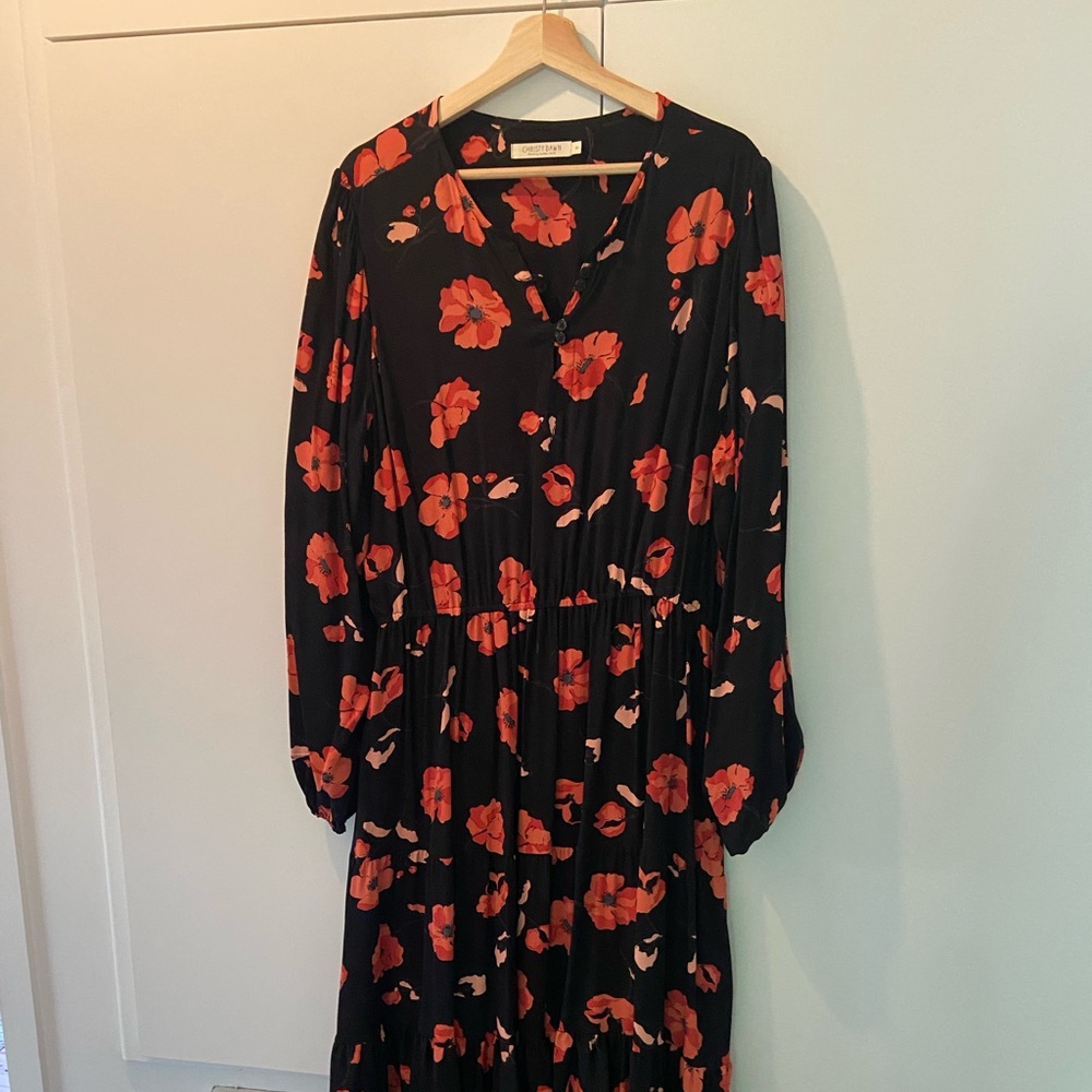 Christy Dawn poppy dress. Has been worn once and is in perfect condition.